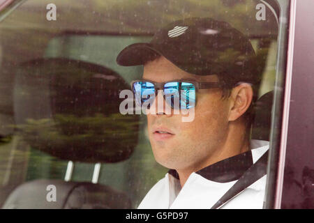 Wimbledon London,UK. 22nd June 2016. American doubles player and one of  Bryan brothers arrives at the AELTC in Wimbledon for practice Credit:  amer ghazzal/Alamy Live News Stock Photo