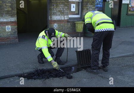 Search for missing Amanda Dowler Stock Photo