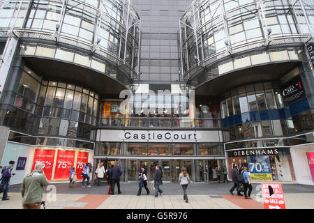 High Street stock - Belfast Stock Photo