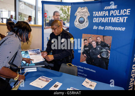 Miami Florida,Hyatt,hotel,lodging,National Preventing Crime in the Black Community Conference,vendors,job fair,police department recruiter,recruiters, Stock Photo