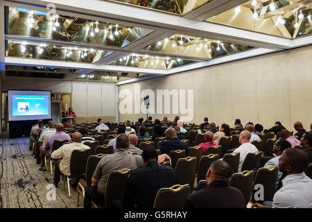 Miami Florida,Hyatt,hotel,lodging,National Preventing Crime in the Black Community Conference,audience,speaker,workshop,Black FL160530043 Stock Photo