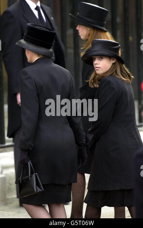 Queen mother funeral eugenie hi res stock photography and images