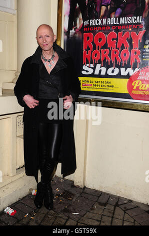 Richard O'Brien at the after party for the first night of the Rocky Horror Show at the Wimbledon Theatre in London. Stock Photo