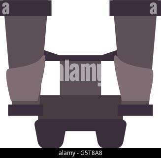 big binoculars icon Stock Vector