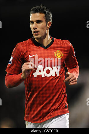 Soccer - Barclays Premier League - Fulham v Manchester United - Craven Cottage. Robin van Persie, Manchester United Stock Photo