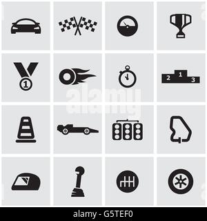racing and car race icon set,vector and illustration Stock Vector Image ...
