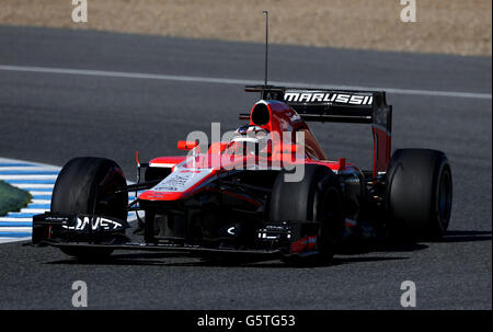 Formula One - Testing Day Three - Circuito de Jerez Stock Photo