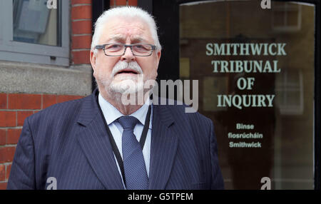 Former Ulster Unionists party member Ken Maginnis arriving at the ...