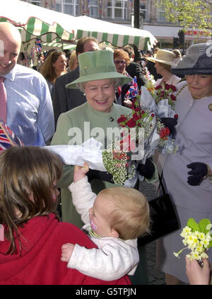 Royalty - Queen Elizabeth II Golden Jubilee Stock Photo