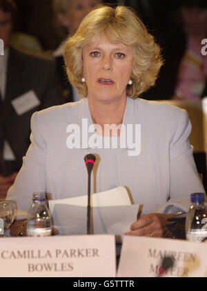 Camilla Parker Bowles makes her first public speech in her capacity as