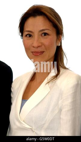 Crouching Tiger, Hidden Dragon actress Michelle Yeoh poses during a photocall at the Palais des Festival during the 55th Cannes Film Festival. Stock Photo