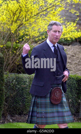 Prince of Wales at Alastrean House Stock Photo