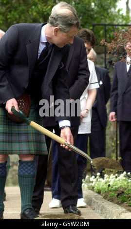 Prince of Wales at Alastrean House Stock Photo