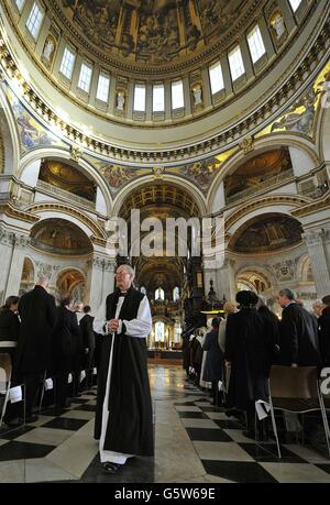 The Archbishop of Canterbury Justin Welby during the Easter service at ...