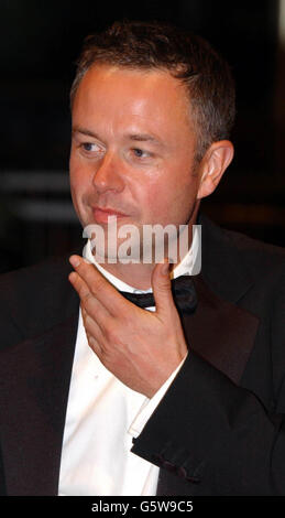 Director Michael Winterbottom arrives for the premiere of '24 Hour Party People' at the Palais des Festival during the 55th Cannes Film Festival in France. Stock Photo