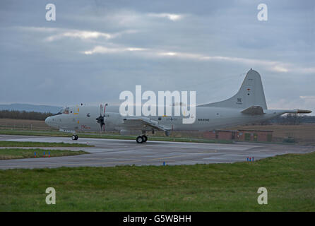 Lockheed P-3C Orion from MFG-3 Nordholz Serial Registration (60 + 06) SCO 10,541. Stock Photo