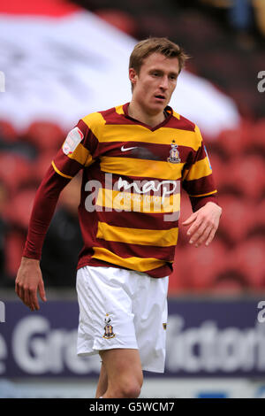 Soccer - npower Football League Two - Bradford City v Gillingham - Coral Windows Stadium. Stephen Darby, Bradford City Stock Photo