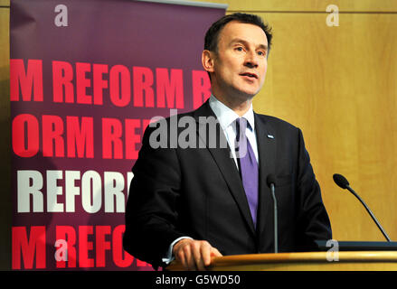 Jeremy Hunt reform conference Stock Photo