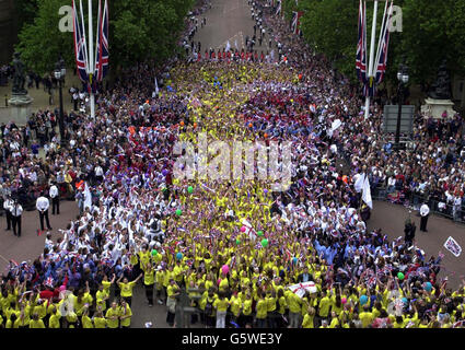 Royalty - Queen Elizabeth II Golden Jubilee Stock Photo