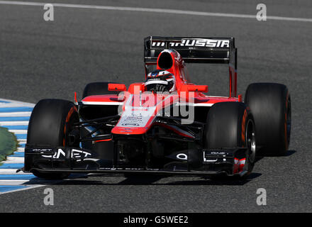 Formula One - Testing - Circuito de Jerez Stock Photo