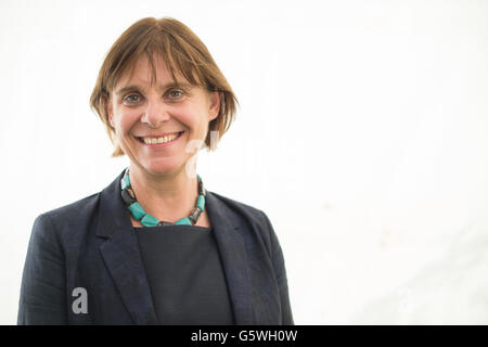 Sarah Harper, Director of the Oxford Institute of Population Ageing  The Hay Festival of Literature and the Arts, Hay on Wye, Powys, Wales UK, Sunday June 05 2016 Stock Photo