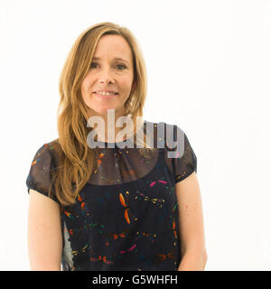 Andrea Wulf, writer, journalist, historian. Author of “Founding Gardeners” and 'The Invention of Nature'  The Hay Festival of Literature and the Arts, Hay on Wye, Powys, Wales UK, Sunday June 05 2016 Stock Photo