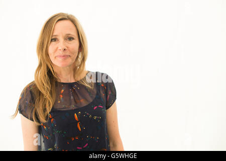 Andrea Wulf, writer, journalist, historian. Author of “Founding Gardeners” and 'The Invention of Nature'  The Hay Festival of Literature and the Arts, Hay on Wye, Powys, Wales UK, Sunday June 05 2016 Stock Photo