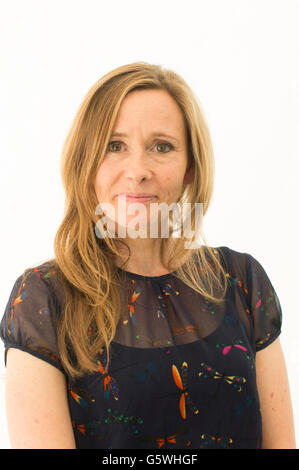 Andrea Wulf, writer, journalist, historian. Author of “Founding Gardeners” and 'The Invention of Nature'  The Hay Festival of Literature and the Arts, Hay on Wye, Powys, Wales UK, Sunday June 05 2016 Stock Photo