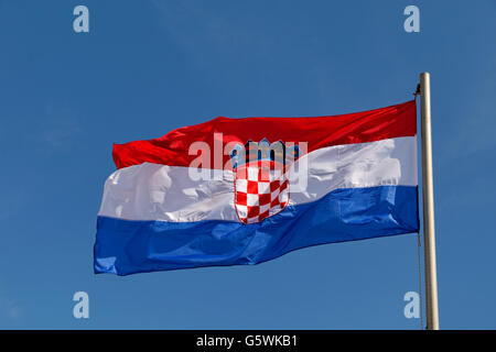 Flag of Croatia Stock Photo