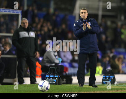 Soccer - npower Football League Championship - Birmingham City v Sheffield Wednesday - St Andrews. Birmingham City manager Lee Clark Stock Photo