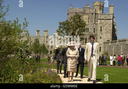 Royalty - Queen Elizabeth II Golden Jubilee Stock Photo