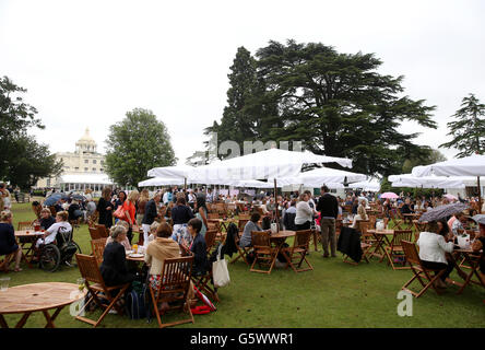 A general view of Stoke Park during day two of The Boodles at Stoke Park, Buckinghamshire. Stock Photo