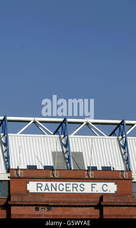 Soccer - Ibrox General Views. General view of Ibrox Stadium in Glasgow. Stock Photo