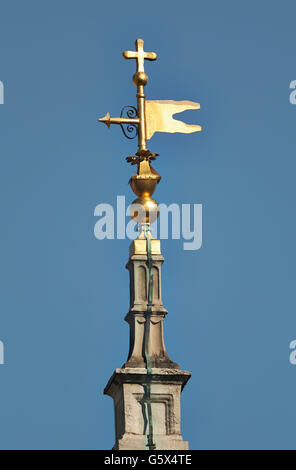St Stephen Walbrook, church in the City of London; weathervane Stock Photo