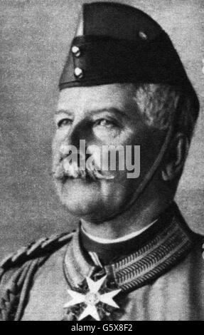 Waldersee, Alfred Count von, 8.4.1832 - 5.3.1904, German general, commander-in-chief of the European intervention forces in China 1900 - 1901, portrait, 1900, Stock Photo