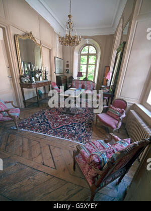 Chateau de Bernaville in Normandy, France Stock Photo