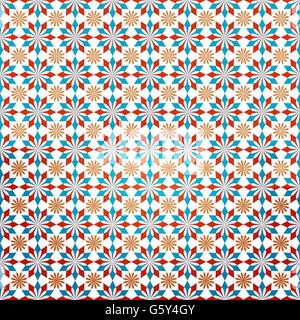 Vector Background of Islamic Mosaic Seamless Pattern Stock Vector