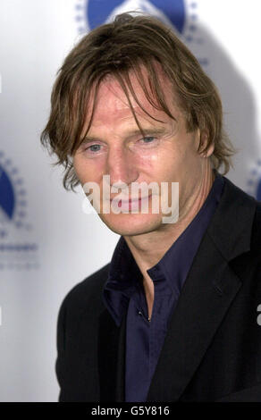 Actor Liam Neeson arrives for the Paramount Pictures 90th Anniversary party in Los Angeles. Stock Photo