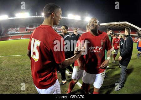 Soccer - FA Youth Cup - Sixth Round - Nottingham Forest v Bolton Wanderers - The City Ground Stock Photo