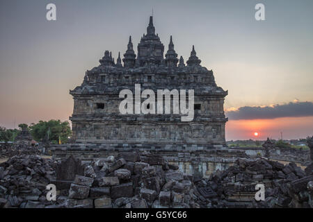 Plaosan Temple in Java Indonesia Stock Photo