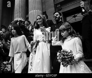 NPG x126137; The wedding of Ringo Starr and Barbara Bach - Portrait -  National Portrait Gallery