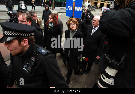 Vicky Pryce arrives at Southwark Crown Court in London, where she will be sentenced for perverting the course of justice. Stock Photo