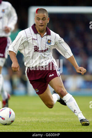 West Ham's Joe Cole during the friendly with Southend Utd at Roots