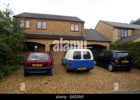 The home of missing Holly Wells Stock Photo