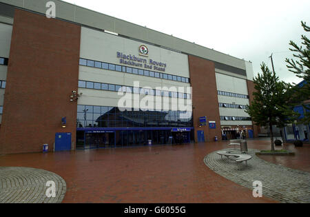 General View of Ewood Park. A general view of Ewood Park, the home of Blackburn Rovers Football Club. Stock Photo