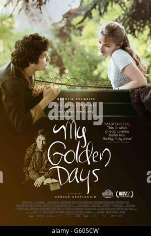 RELEASE DATE: March 18, 2016 TITLE: My Golden Days STUDIO: Magnolia Pictures DIRECTOR: Arnaud Desplechin PLOT: Paul is leaving to Tajikistan, while thinking back on his adolescent years. His childhood, his mother's madness, the parties, the trip to the USSR where he lost his virginity, the friend who betrayed him and the love of his life STARRING: Quentin Dolmaire, Lou Roy-Lecollinet, Mathieu Amalric (Credit: c Magnolia Pictures/Entertainment Pictures/) Stock Photo