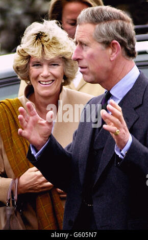 Prince of Wales Visits Canisbay Church Stock Photo