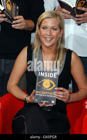 Big Brother 3 winner Kate Lawler, during a photocall at Channel 4 headquarters in London to launch the new book 'Inside Big Brother: Getting In and Staying In', published by Channel 4 Books . Stock Photo