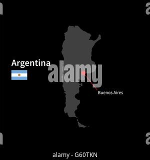 Argentina Political Map With Capital Buenos Aires