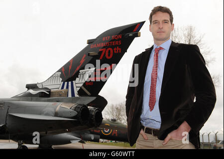 Dan Snow at Dambusters anniversary Stock Photo